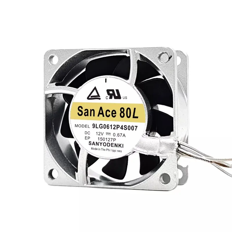 Новый вентилятор-кулер для Sanyo 9LG0612P4S007, металлическая алюминиевая рама, 12 В, 0,67 А, 4-проводной охлаждающий вентилятор с ШИМ-управлением, 60*60*25 мм