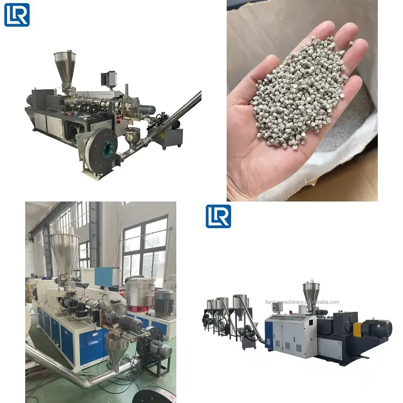 2026 CE plastic pvc powder compound extrusion line pvc hot cut pelletizing machinery