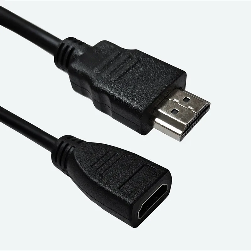 15cm Short HDMI Male To Female HD Extension Data Cable HDMI-compatibale Protector Extender Cord for All Smart Devices