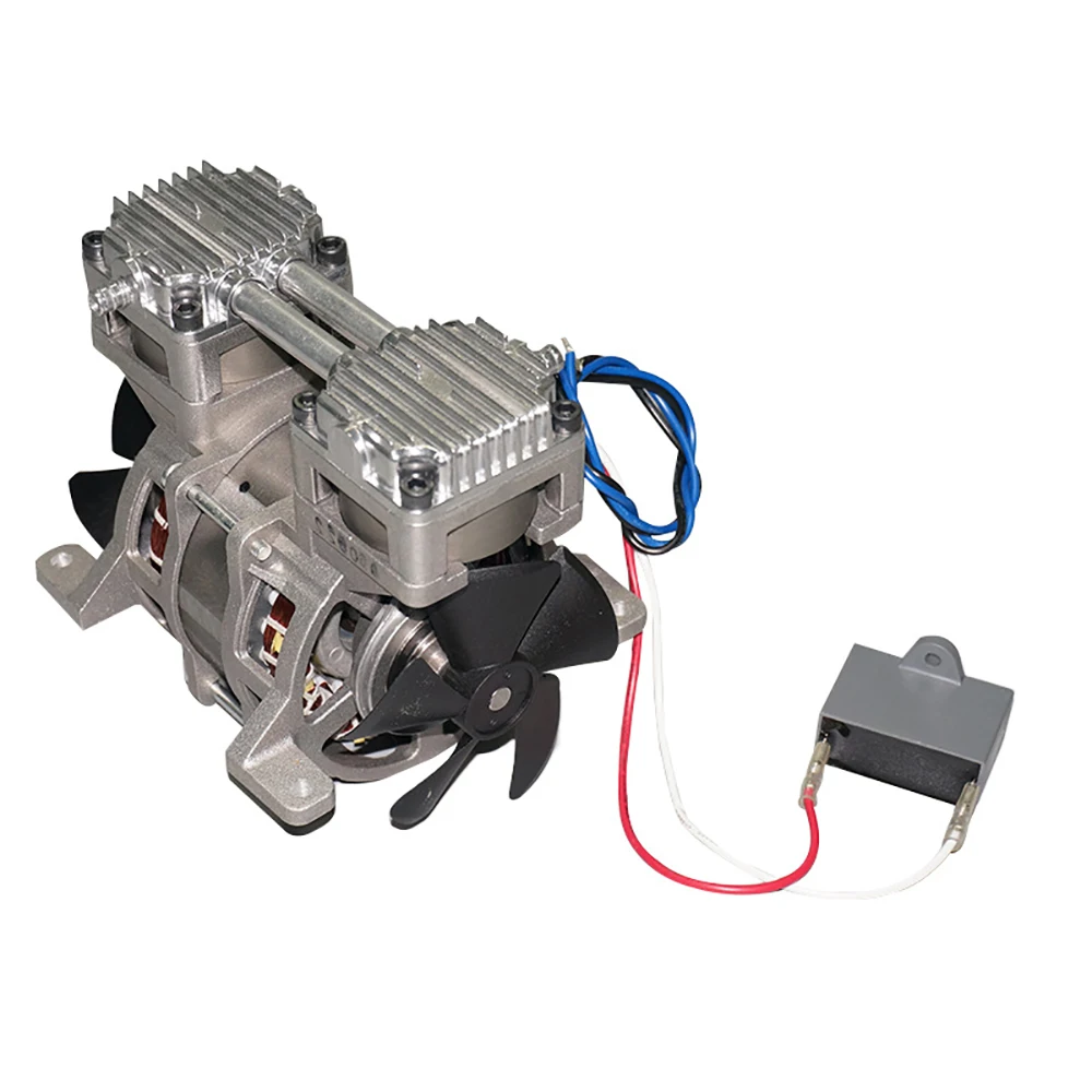 

220V Mini Oil-free Vacuum Piston Pump 22L/MIN Negative Pressure Pump Beauty Instrument Air Compressor 100W 0.2Mpa