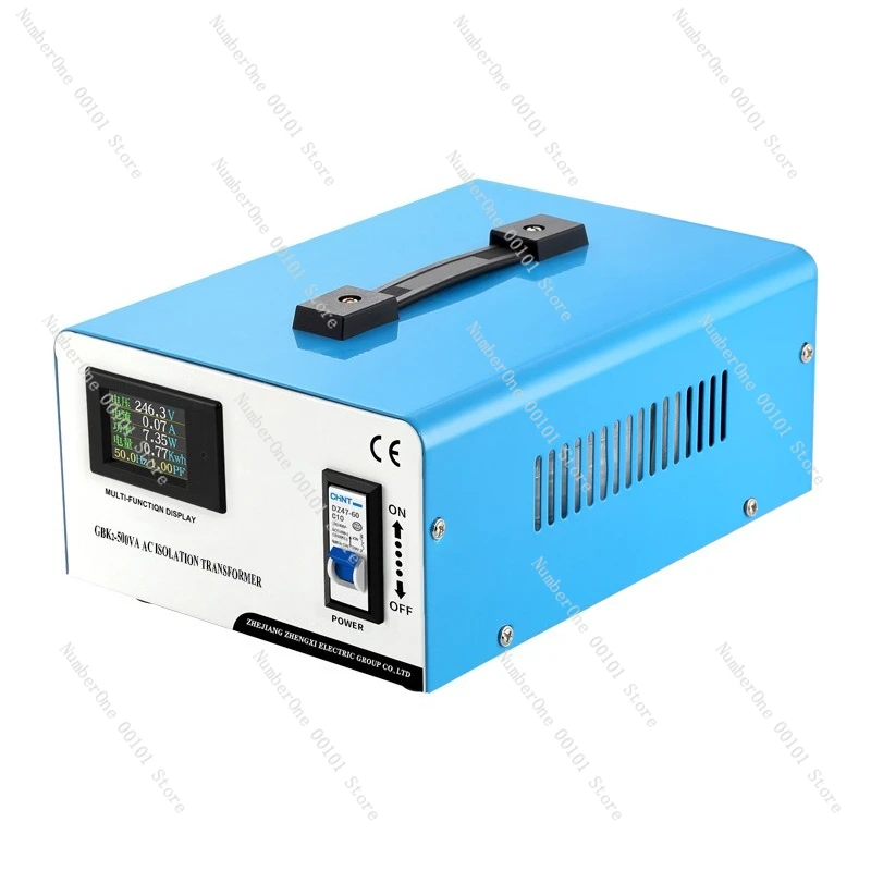 220V to 220V Isolation Transformer, Single Phase Pure Copper 1:1 Safety Isolator, Power Supply Unit