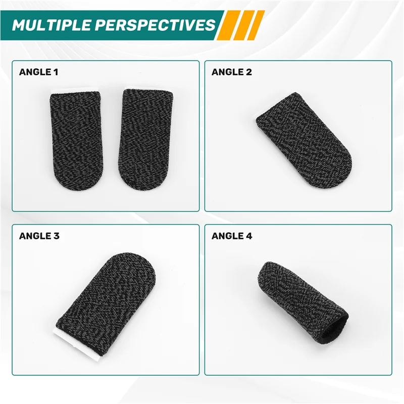 A003 5 คู่คอนโทรลเลอร์เกมมือถือชุดแขนนิ้ว,Anti-เหงื่อReusableกันน้ําBreathable Fullกดหน้าจอชุดนิ้วมือ