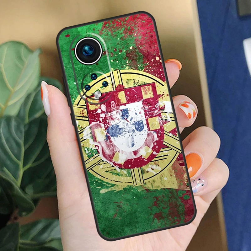 Portugal Passport Flag Case For Honor X9 X6 X7 X8 a Magic 4 5 Lite Honor 90 Lite 50 70 8X 9X Magic 5 Pro Coque