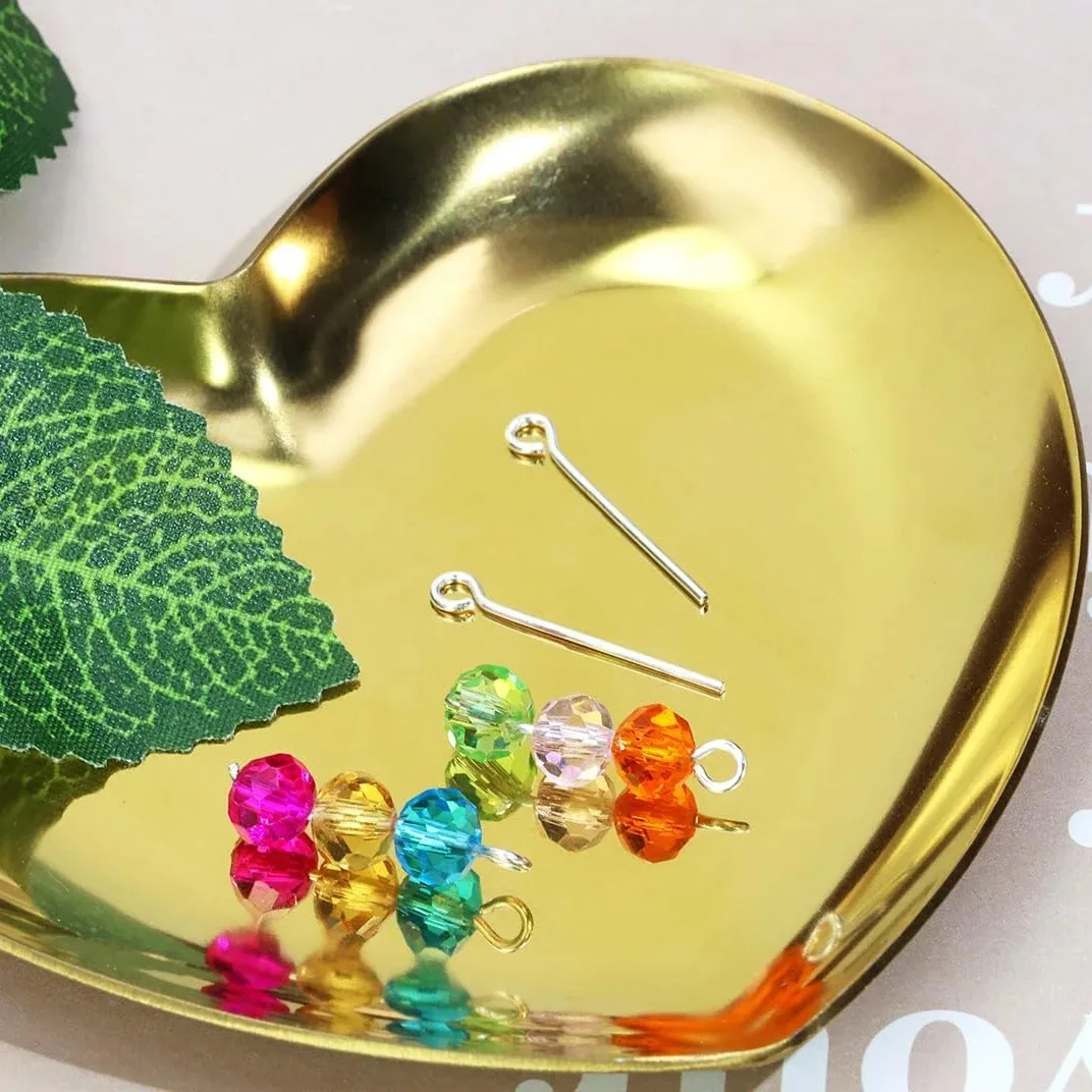 200 قطعة 16 20 30 مللي متر سلك معدني صغير دبابيس الديكور الصغيرة المفتوحة العين رئيس دبابيس الإبر السائبة DIY بها بنفسك الحرفية حبة صنع المجوهرات