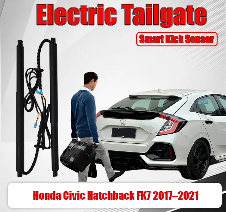 Electric Tailgate Upgrade Kit For Honda Civic Hatchback FK7 Power Lift Support Rods Auto Trunk Boot Lid Power Liftgate Modi