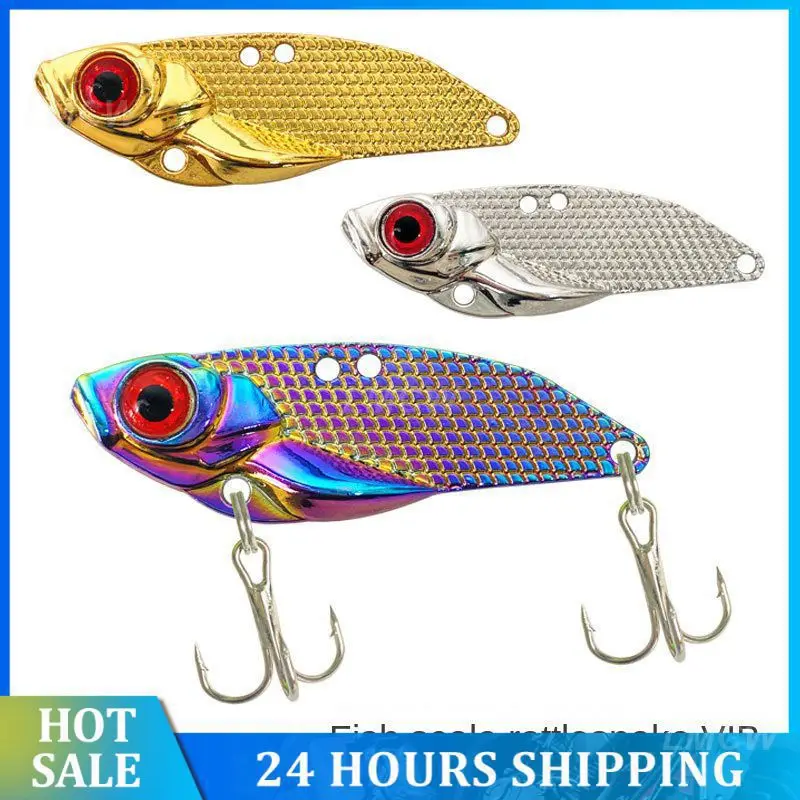 Biomimetic Bait Electroplated Sequins Bionic Bait Fishing Accessories Fake Bait Rattlesnake Fish Scale 3.5 G-15g Fishing Lure