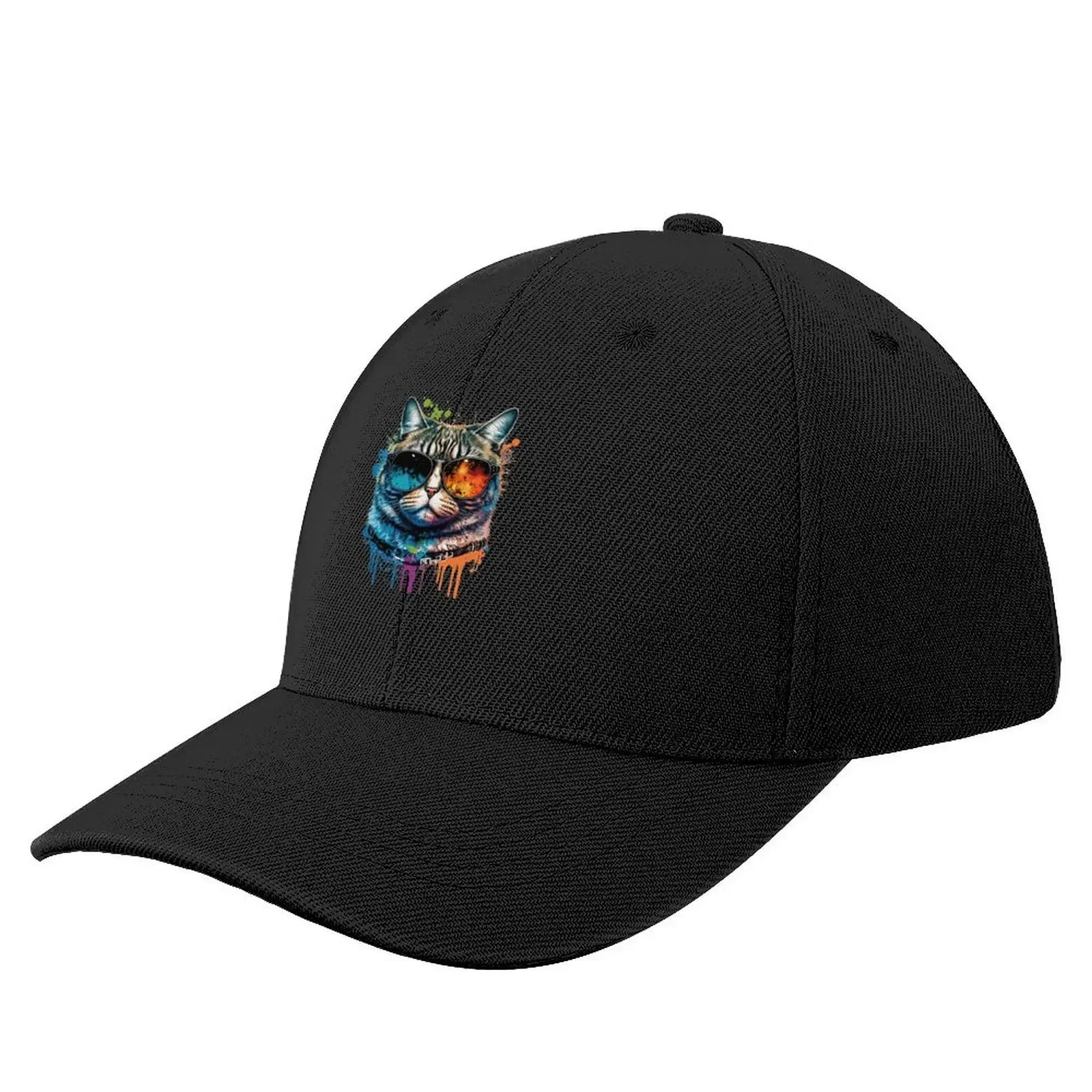 

Cat Wearing Sunglasses Baseball Cap Sports Cap fishing hat summer hat Fishing cap Women's Beach Outlet 2025 Men's