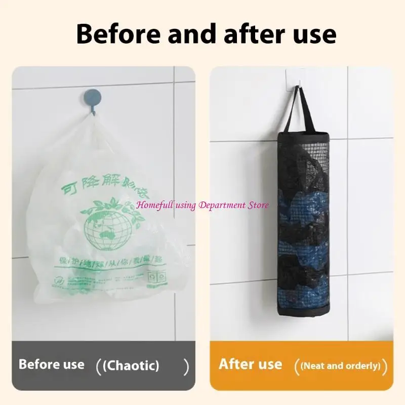

Household Wall Fixing Nylon Organizers Pouches For Trash Bags And Shopping Bags