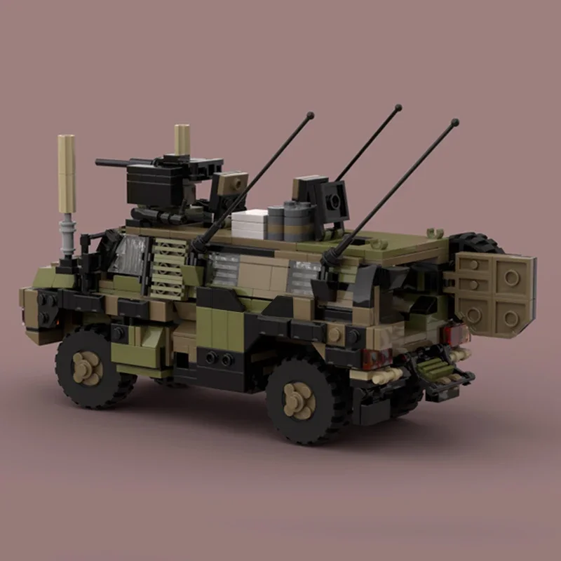 Подробная PMV NZDF ADF, австралийские армейские кирпичи, 4x4, пехотная боевая машина на колесах, вооруженный танк, бронированные блоки, военный транспорт