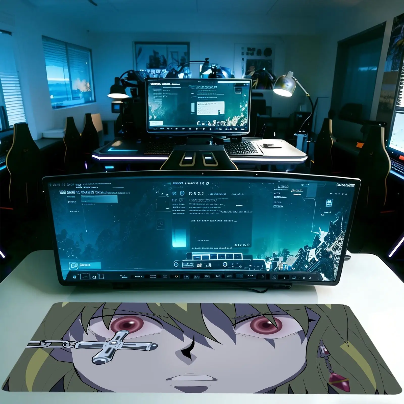 H-Hunter x Hunter New Computer Home Mousepad XXL Desk Mats Natural Rubber Office Anti Slip Gaming Accessories pad