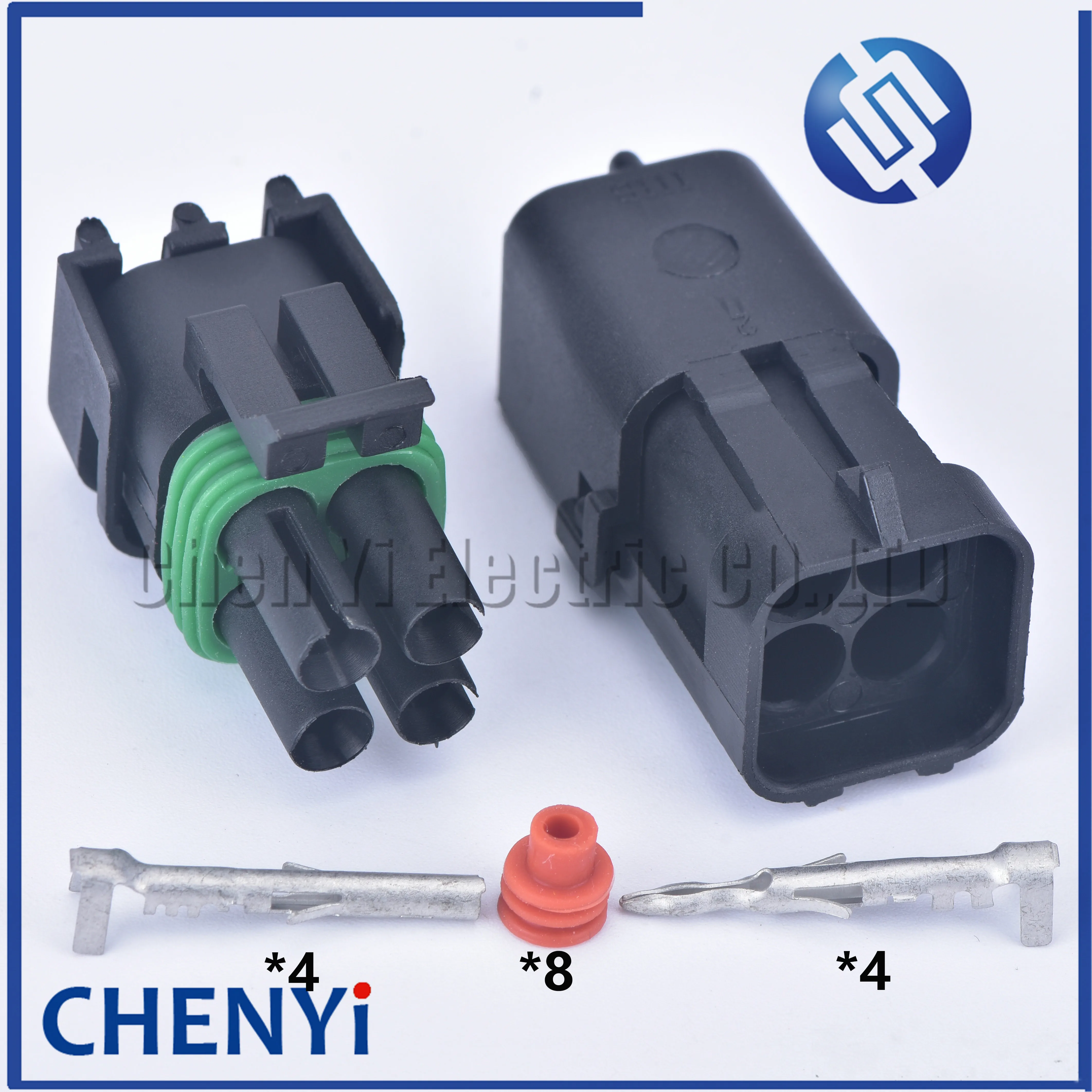 4 pin Seal 2.5 Series Female Male Connector Plug Housing Electrical Wire Harness Socket 12015798 12015024