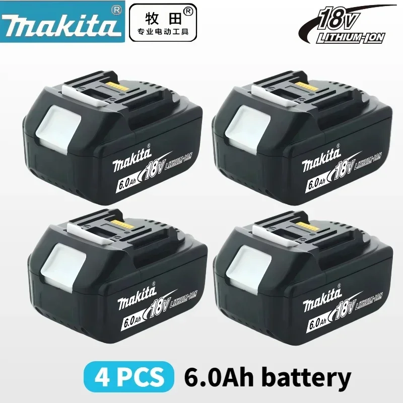 100% Original 3Ah/5Ah/6Ah for Makita 18V Battery Makita Power Tools DDF487 DTW700 DGA404 DTD173 Replacement lithium Battery