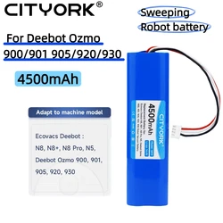 Replacement Battery For Ecovacs Deebot N8 N8 Pro 920 N5 4500mAh Robot Vacuum Cleaner Battery for Deebot Ozmo 900 901 905 930 937