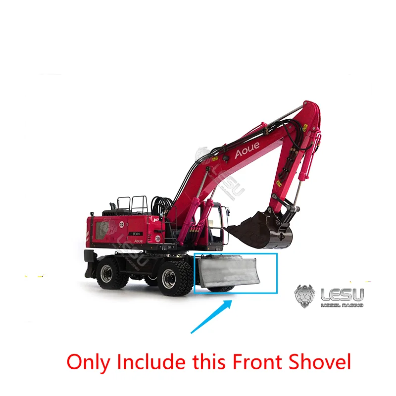 LESU Metal Front Shovel For 1/14 Aoue ET30H Hydraulic RC Wheeled Excavator Remote Control Trucks Model Parts Toys TH19853-SMT3