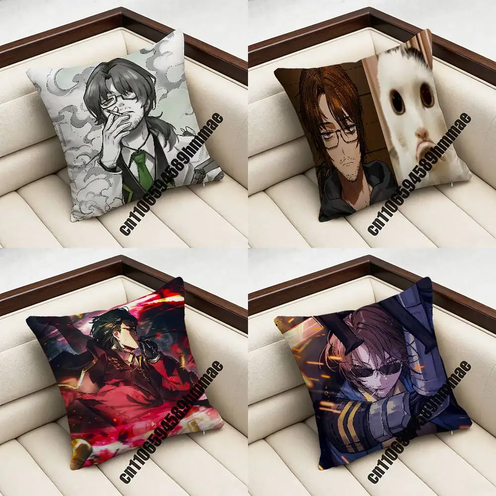 

For Gregor L-Limbus C-Company Throw Pillow Case Sham 45x45cm 40x40cm Square Car Pillowcase Pad Cushion Cover