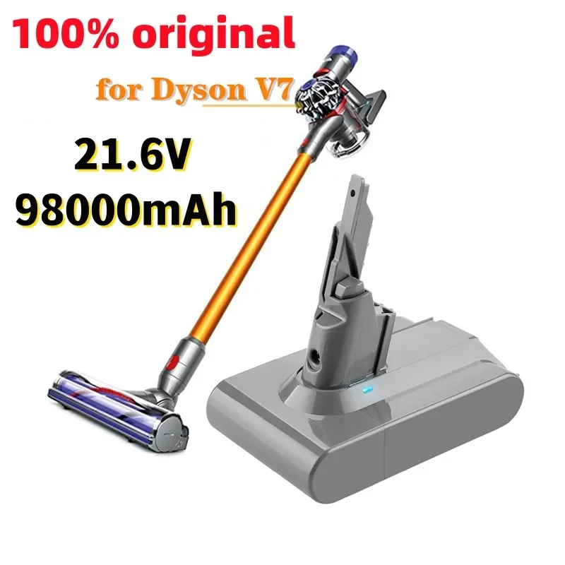 2022 Brand new for DS V7 Series 21.6V 98000mAh Battery Vacuum Cleaner Rechargeable Li-ion Battery Power Tools Battery