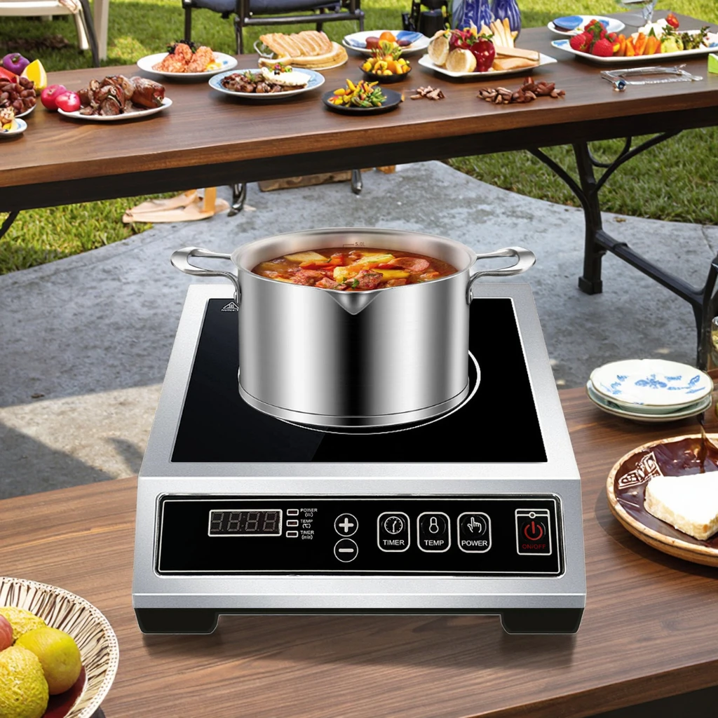 

Commercial Stove Single Plane 3500 Watt Induction Cooker with 3.5 kW High-power Kitchen, Hotel Kitchen, Home Stove