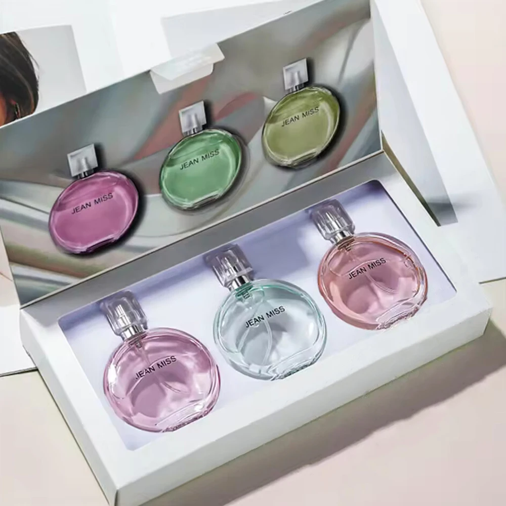 

90ml Gift Box 3PCS Set Women Perfume Spray Exudes Feminine Charm Lasting Fragrance Floral Scent pheromone Eau De Parfum Dupes
