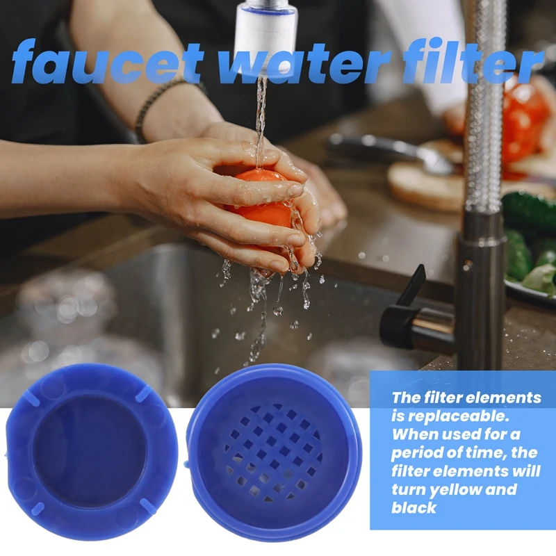 10 Piece Faucet Sprayer Accessories Water Filter Replacement,Hard Water Softener For Kitchen Faucets,Faucet Water Filter