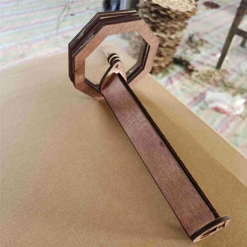 DELAM-Houten DIY Caleidoscoop Kit Peuter Roterende Caleidoscoop Set Caleidoscopische Kit 1Set