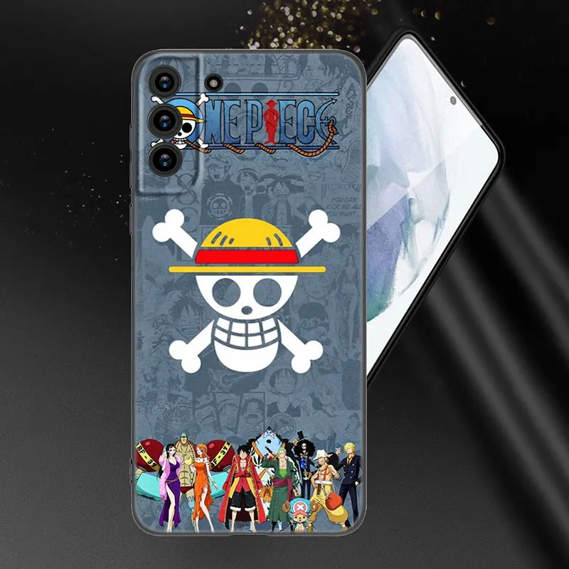 Funda de teléfono de silicona negra de película de una pieza para Samsung Galaxy S23, S21, S20 FE, S24, S22 Ultra, S10E, S10, S9, S8 Plus