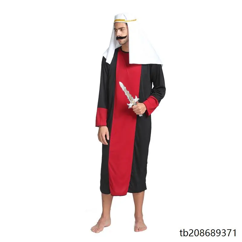 Cappello da Halloween arabo Spettacolo teatrale Costume per adulti Acory Role-plang Berretto da completo arabo per abbigliamento etnico da donna