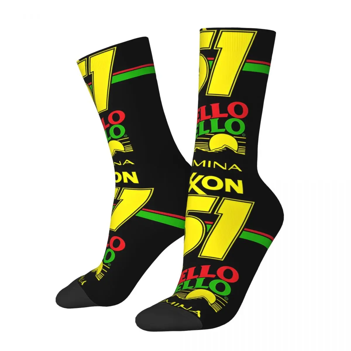 

Cole Trickle #51 Days Of Thunder Men's Socks Vintage Harajuku Street Style Novelty Pattern Crew Sock