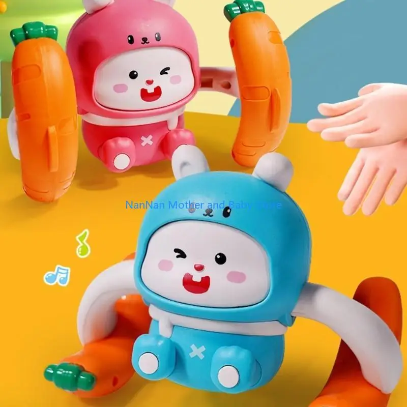 قاد الأطفال الروضة أطفال أرنب إلكتروني مع ضوء الموسيقى