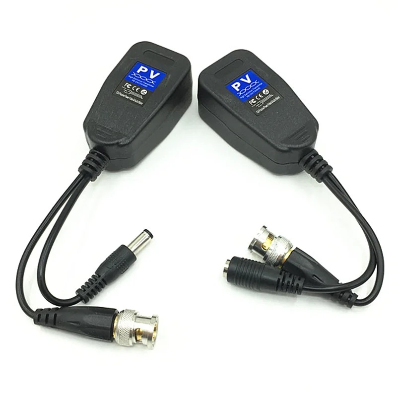 

【Купить сейчас】10 пар CCTV коаксиальный BNC видеосиловой балун приемопередатчик для CAT5E 6 разъемов RJ45 коаксиальный/аналоговый HD передатчик витой пары