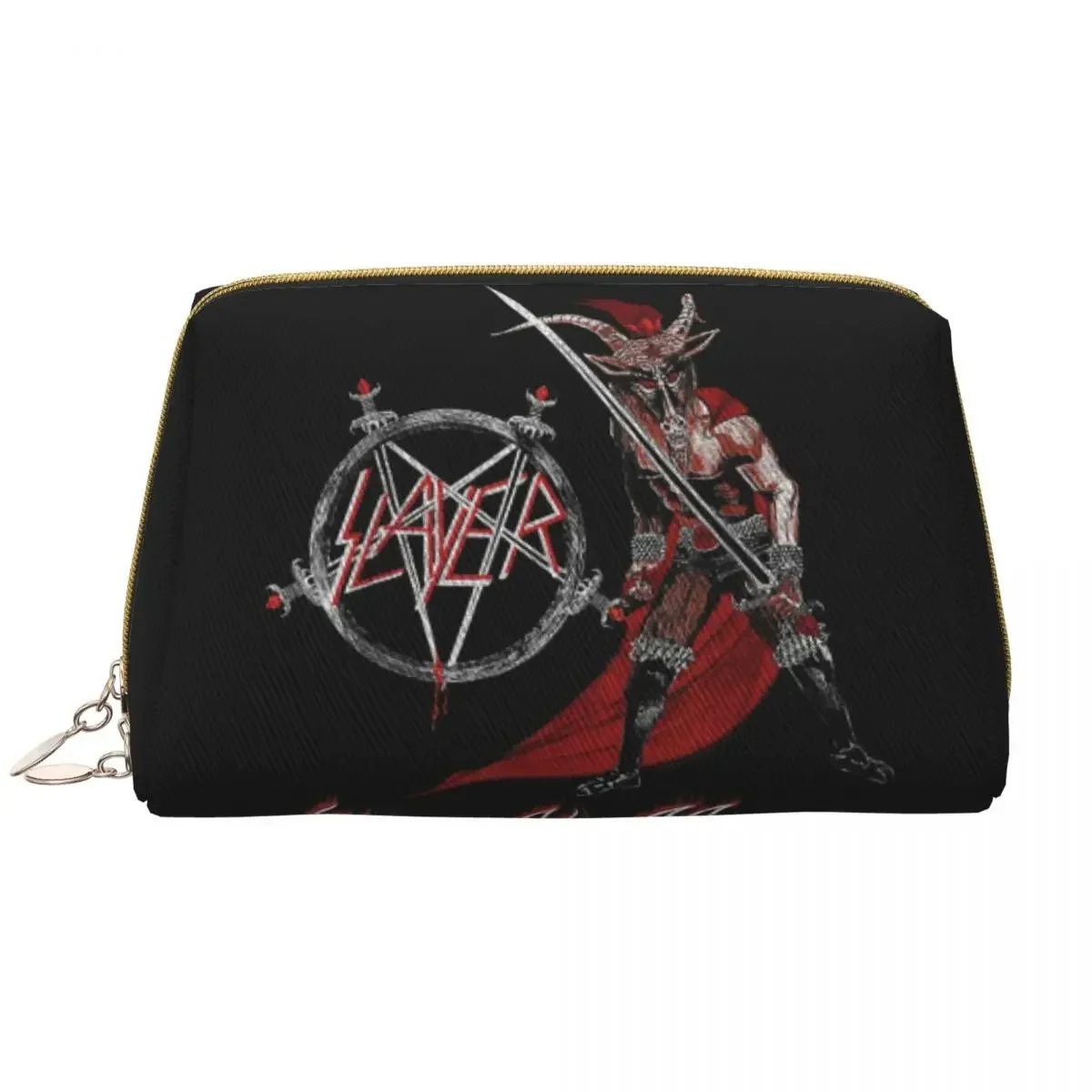 

Slayers Heavy Metal Rock Band Cosmetic Bag Women Cute Large Capacity Makeup Case Beauty Storage Toiletry Bags