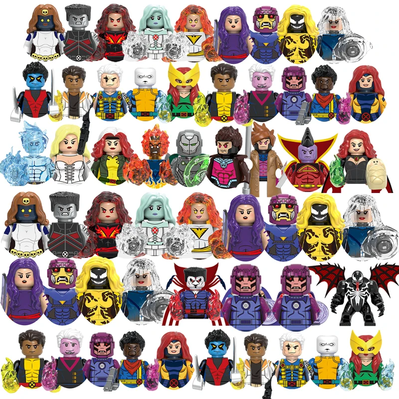 Marvel Legends Building Blocks para Crianças, Mini Action Figures, Brinquedos de Tijolo, Presentes, Festa, Novo, GH0533-0560, GH0529-GH0536