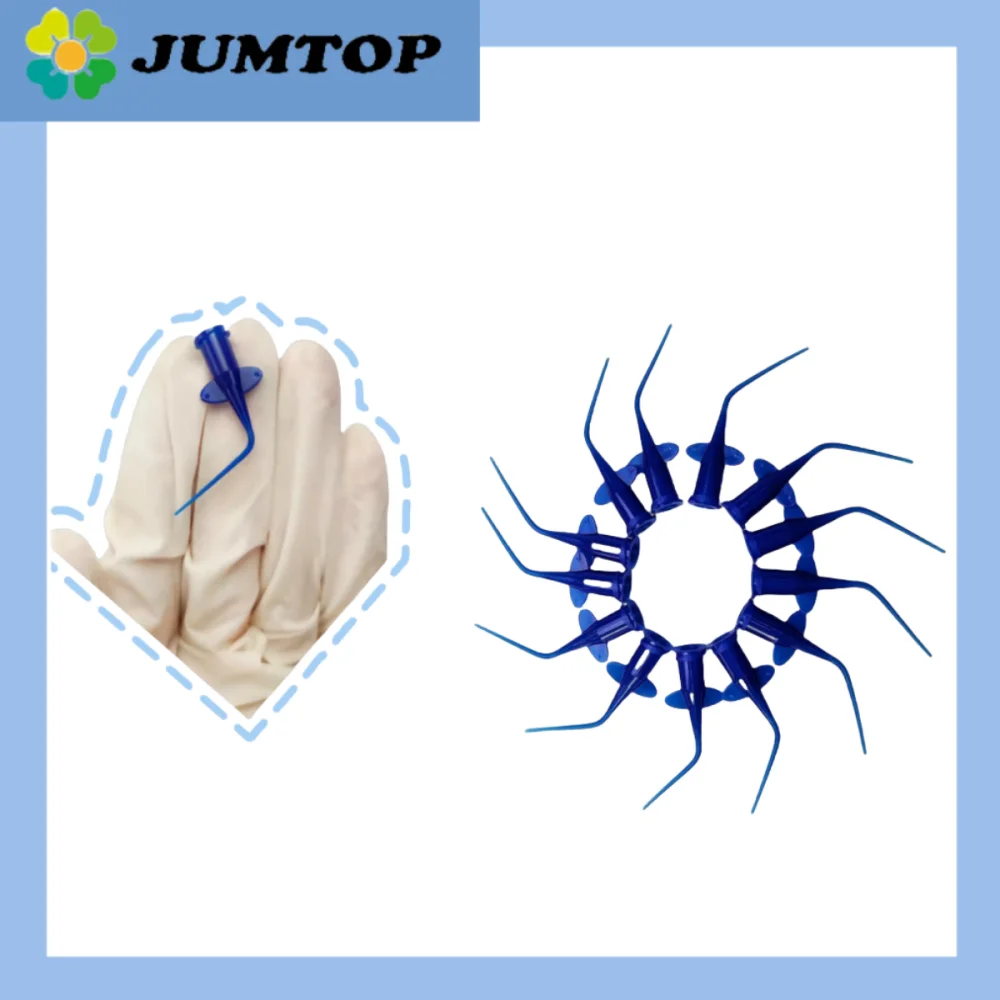 

0.25mm Dental Syringe Tips - Disposable Endo Irrigation Needles for Root Canal & Medicine Refill
