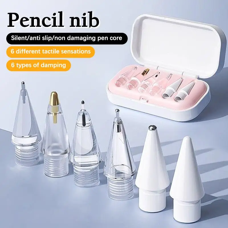

Upgraded Apple Pencil Tips - High-Durability Replacement Nibs for 1st/2nd Gen/USB-C, Wear-Resistant Stylus Accessory Kit