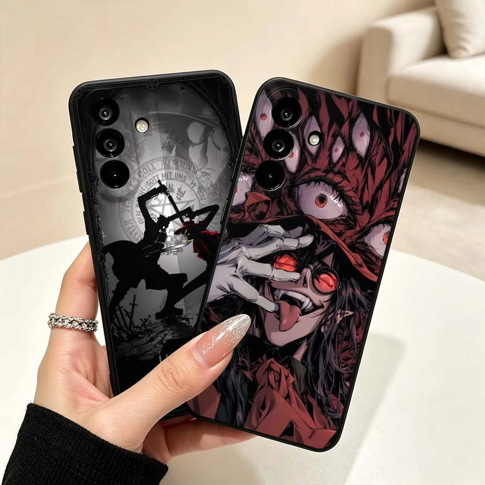 Anime Alucard Hellsing Hülle für Samsung Galaxy A73 A71 A56 A55 A54 A53 A52 A50 A40 A37 A36 A35 A32 A31 Handyhülle