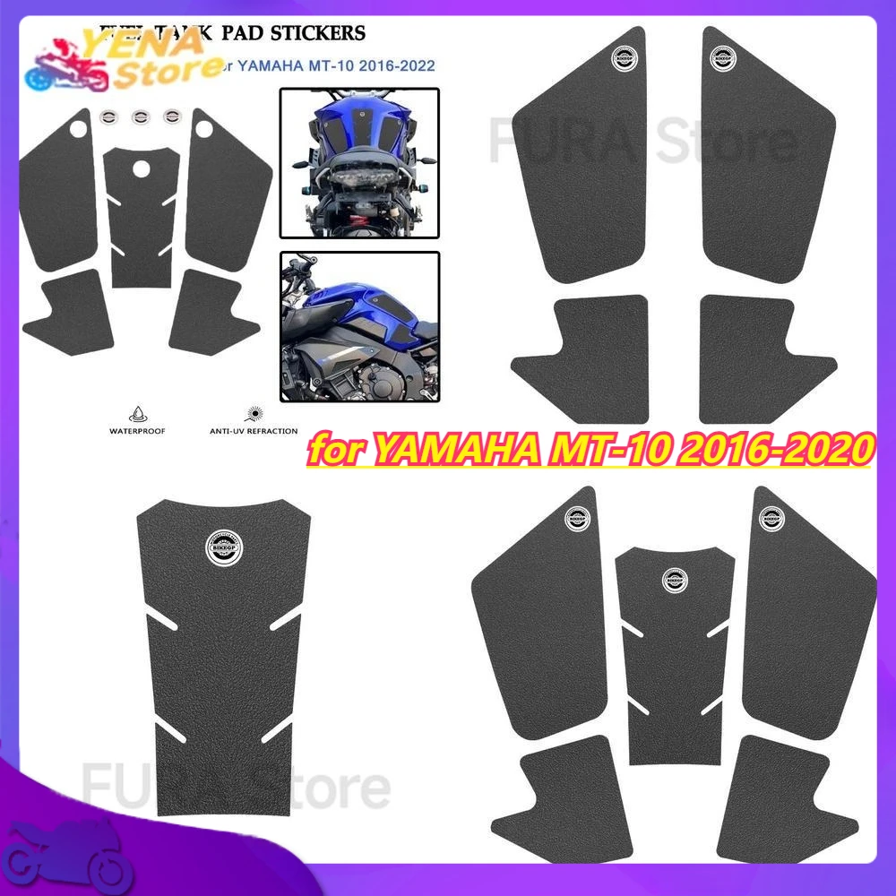 

Motorcycle Fuel Tank Sticker for YAMAHA MT-10 2016-2020 Body Decal Fishbone Anti-Slip Wear-Resistant