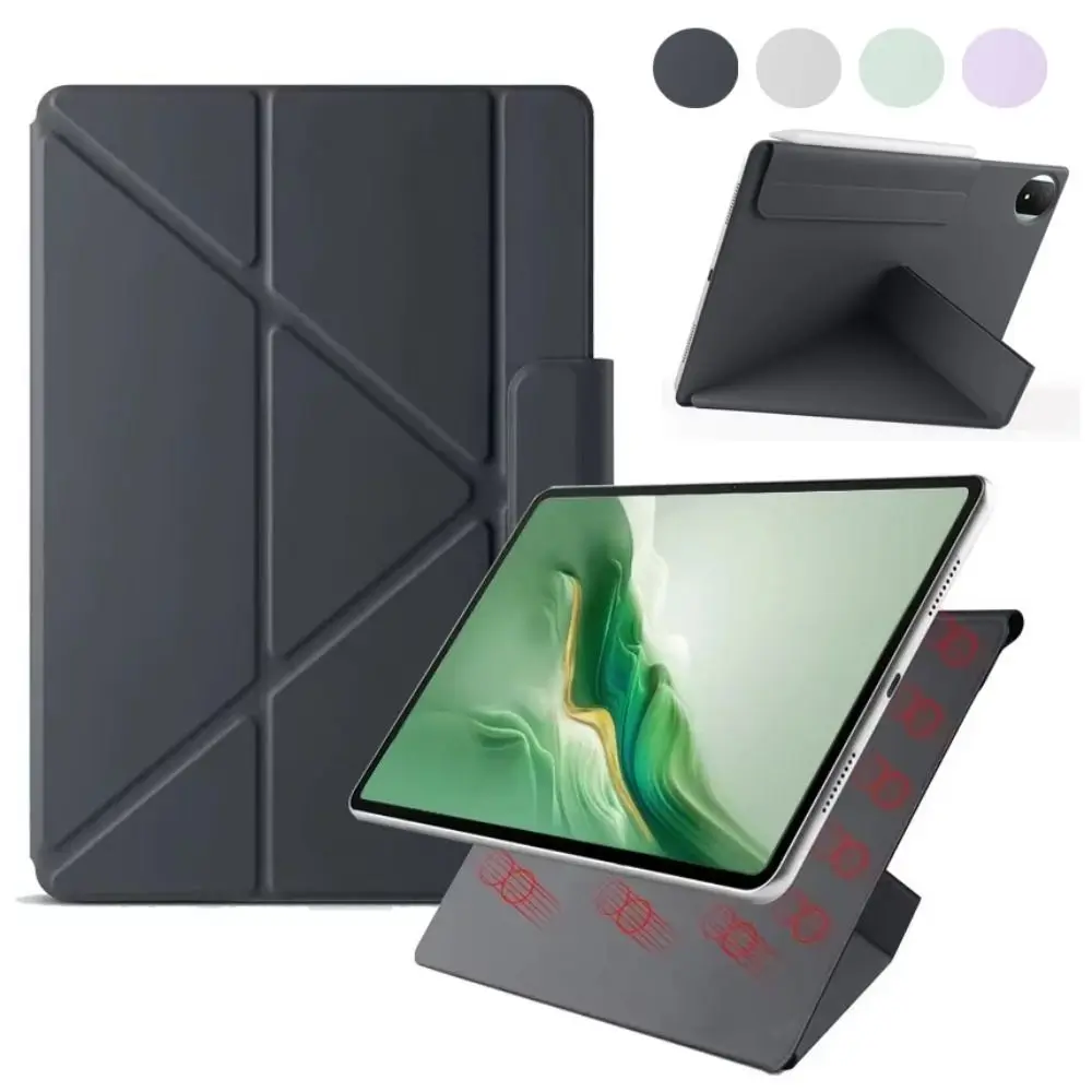 Magnetic Tablet Case Smart Multi-Angle Viewing Tablet Stand Cover Shockproof Anti Scratch for Honor MagicPad 2 12.3inch