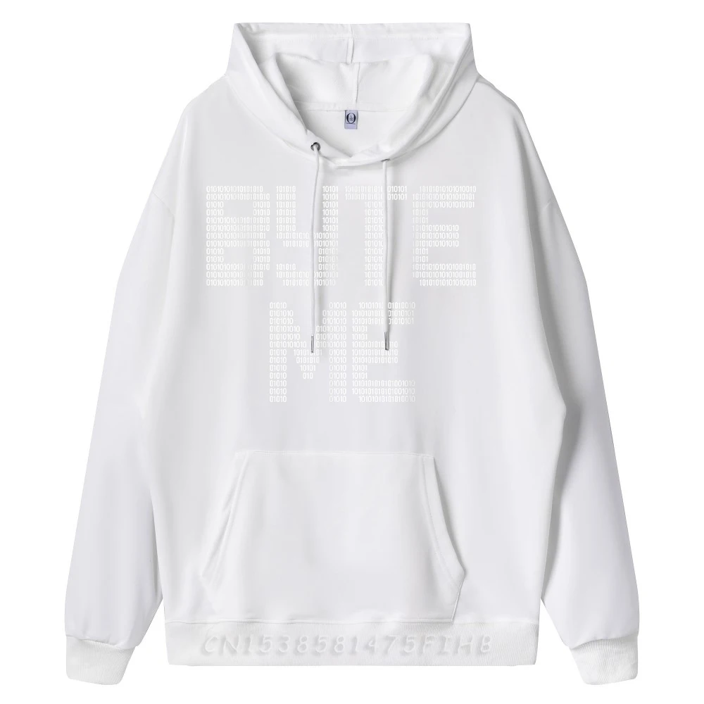 Summer Byte Me Binary Computer Crewneck Sweatshrt Christmas Hoodies Long Sleeve Boyfriend Discount Printing Hoodies