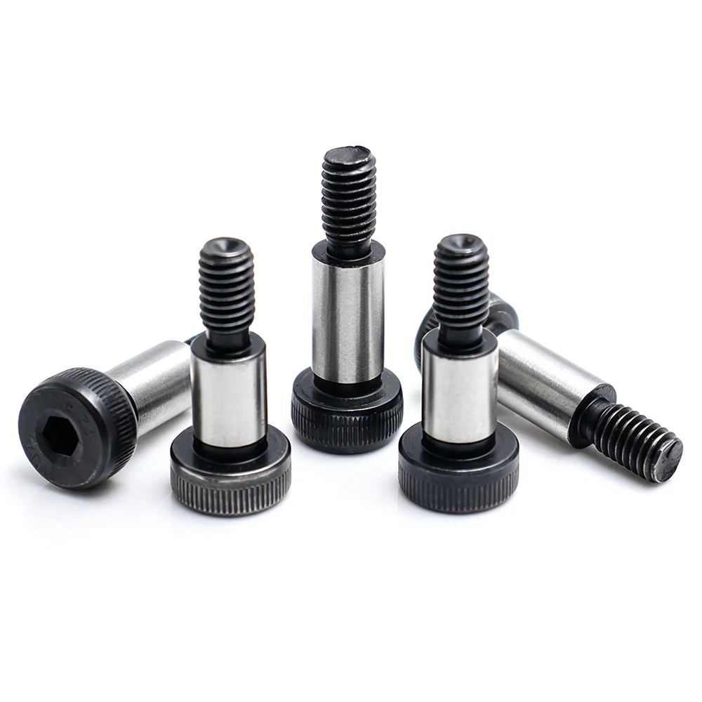 1-4pcs 12.9 Grade Alloy Steel Hex Socket Shoulder Screws Precision Position Stop Shoulder Bolts M5 M6 M8 M10 M12