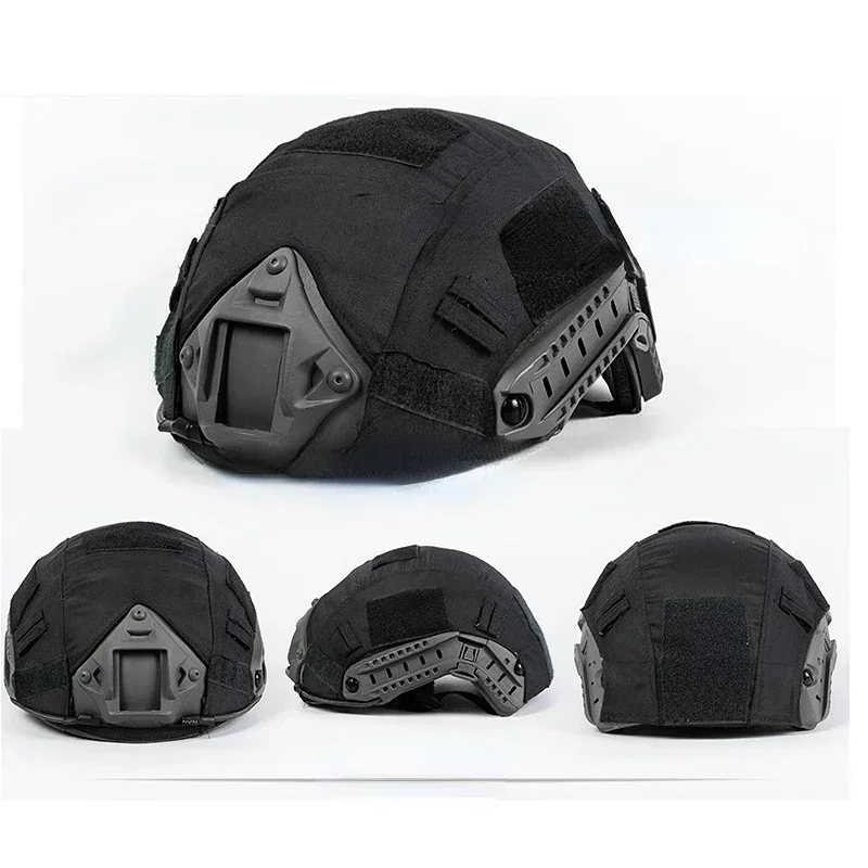 Tactical Helmet Cover Head Circumference 52-60cm Helmet Airsoft Paintball Wargame Gear CS FAST Helmet Cover 10 Colors