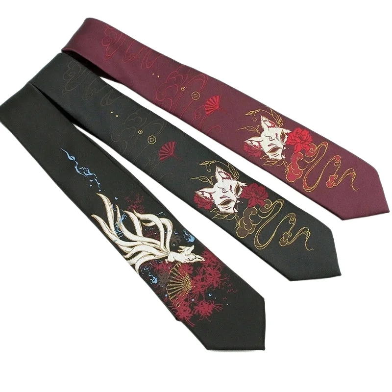 Fox Tie Neck Anime Cosplay JK Clothing Men Women Kawaii Accessories Props