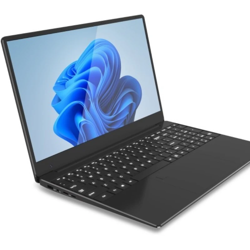 16G memory 15.6 inch N5095 black colorful backlit keyboard fingerprint student game cross-border laptop