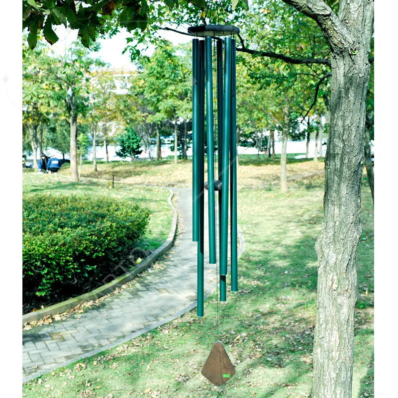Sacred Resonance D Pentatonic Wind Chimes - Large Aluminum Meditation Bells for Garden & Spiritual Spaces