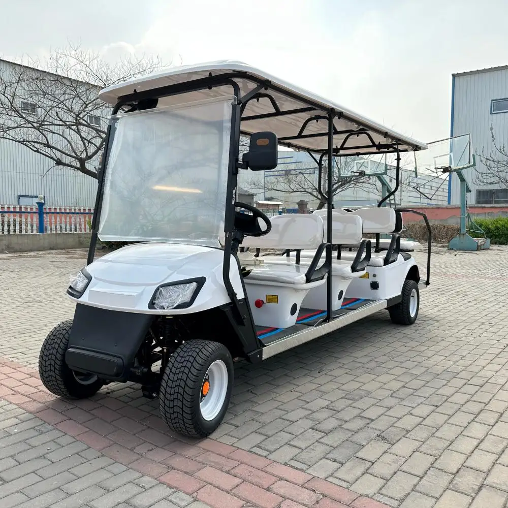 Factory Direct Sales 4 Person Cheap Golf Car 72V lithium battery Golf Buggy 5KW 4 6 Seater Electric lifted off road Golf Cart