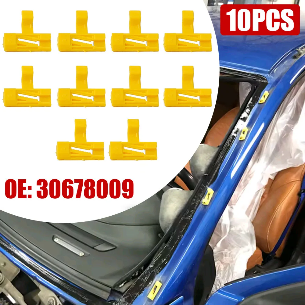 

Auto Windshield Moulding Side Trim Fastener Clip Car Glass Installation Buckle 30678009 for Volvo S60 XC70 V70 2000-2009 9484524