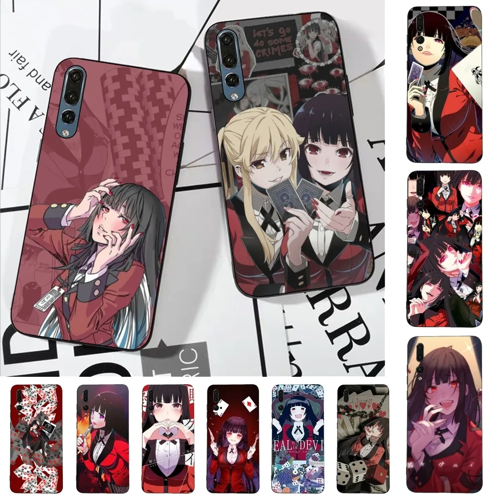 Kakegurui Jabami Yumeko Phone Case For Huawei P 8 9 10 20 30 40 50 Pro Lite Psmart Honor 10 lite 70 Mate 20lite