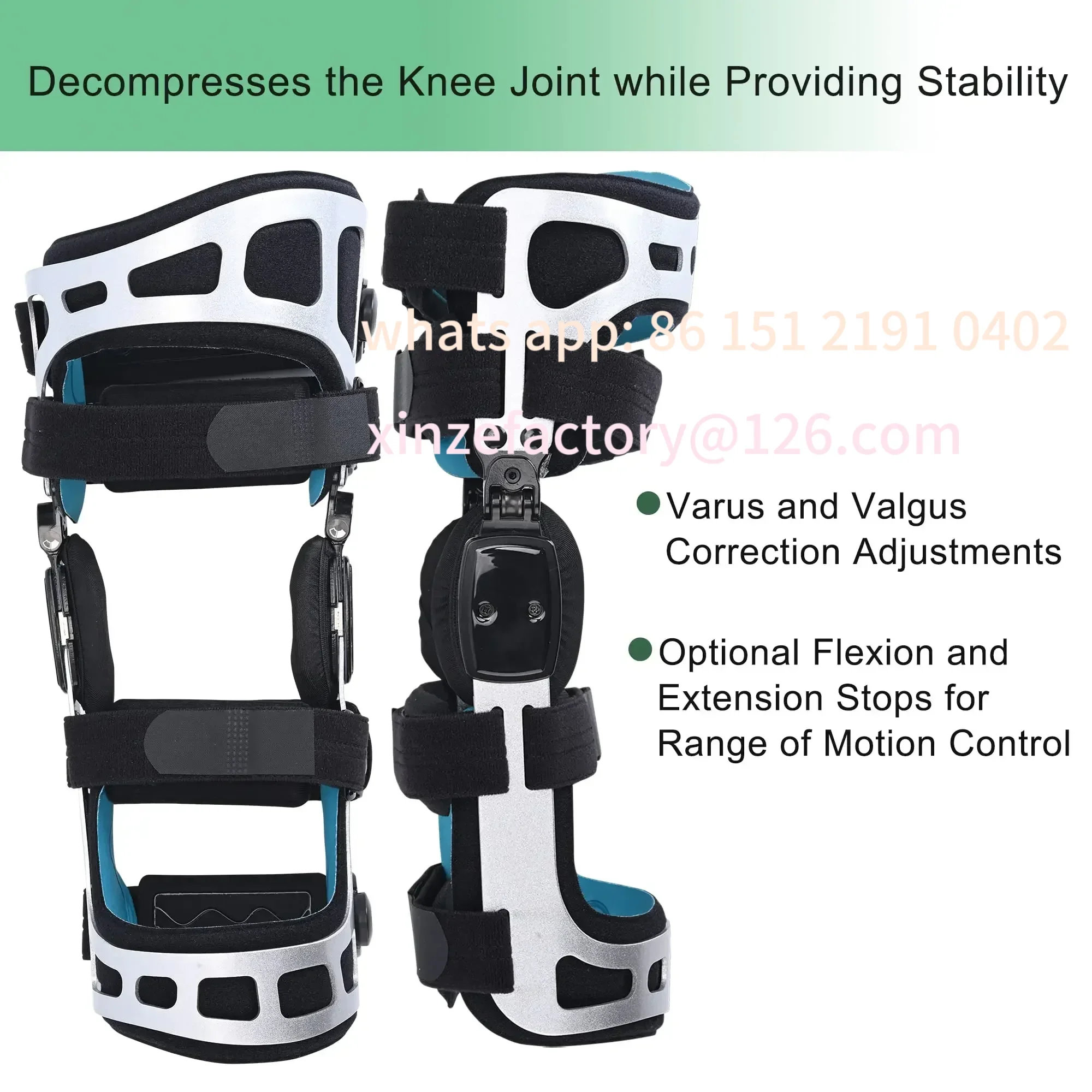 

Customizable Unloader Ginocchiera Protezione Preventiva Sollievo Artrite Unisciti Degenerazione Osteoartrite Correzion