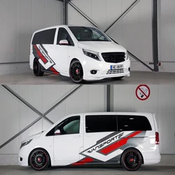 Car Stickers For Mercedes Benz Vito V Class Viano W447 W639 W638 Camper Van Motorhome Graphics Vinyl Decals Tuning Accessories