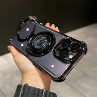 Luxury Shockproof Case For Xiaomi Poco X7 Pro X6 X5 X4 X3 GT C75 C65 C61 Magnetic Bracket Magsafe Holder Stand Pop Bumper Cover