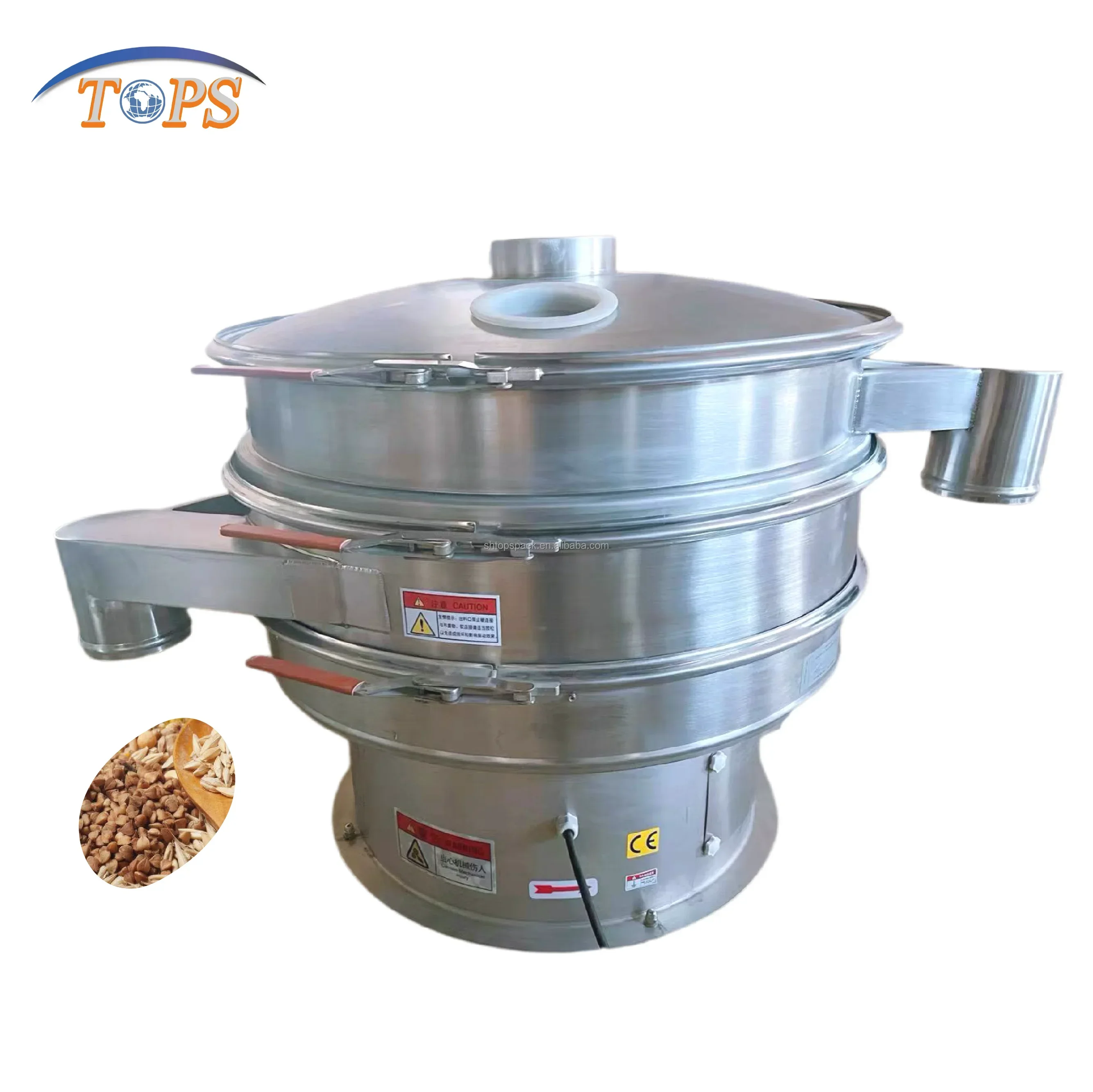 Precise 1200mm Sieve Machine Rice Sesame Potato Flour Xxsx Professional Vibrating Screen