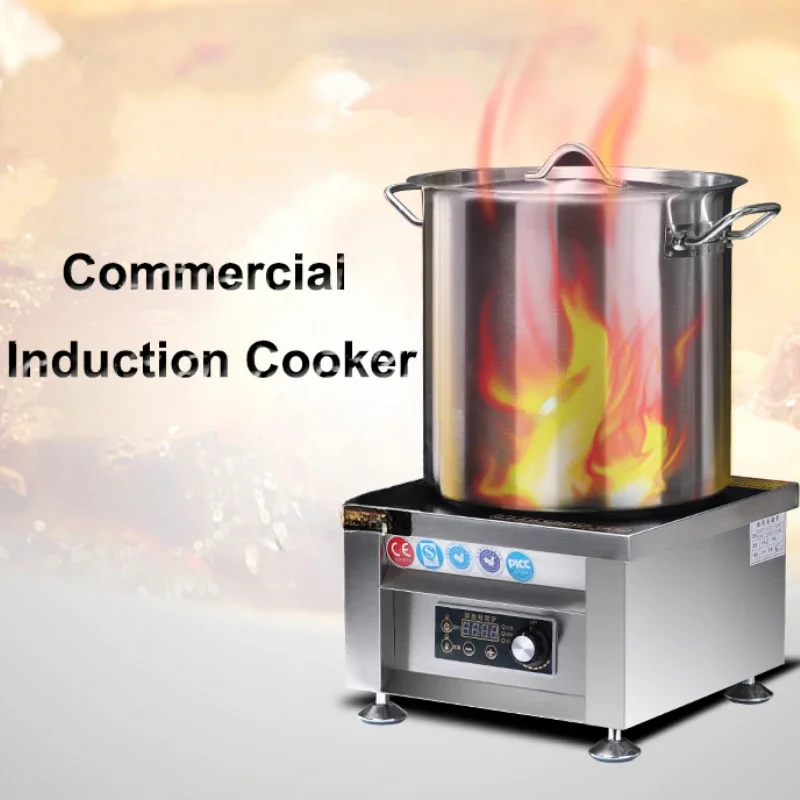 Commercial Induction Cooker High Power Oven Large Heating Area Intelligent Time And Temperature Setting Electric Stove